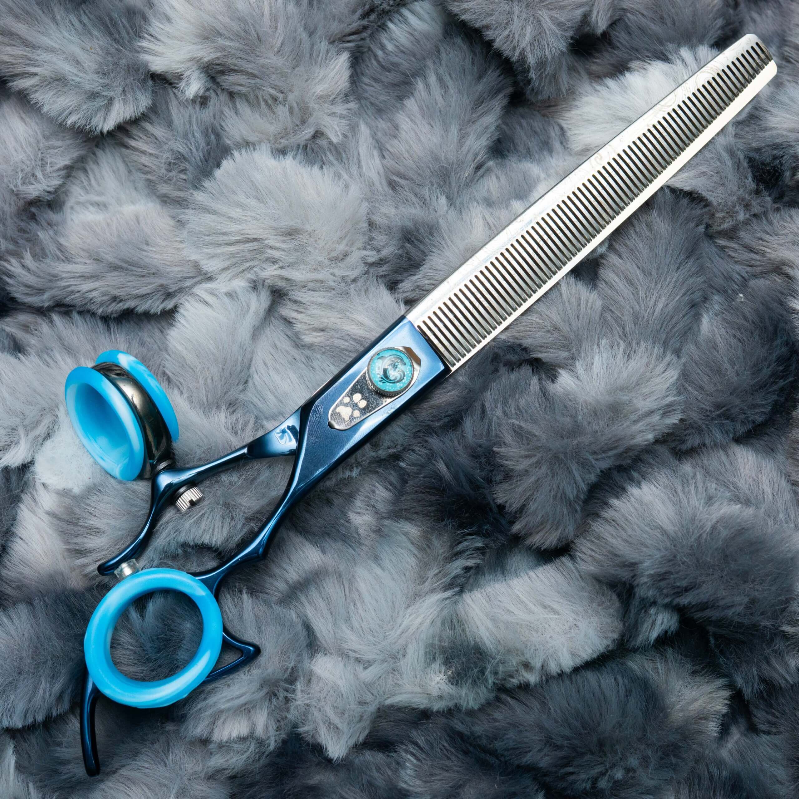 The Dolphin dog grooming swivel scissor thinner