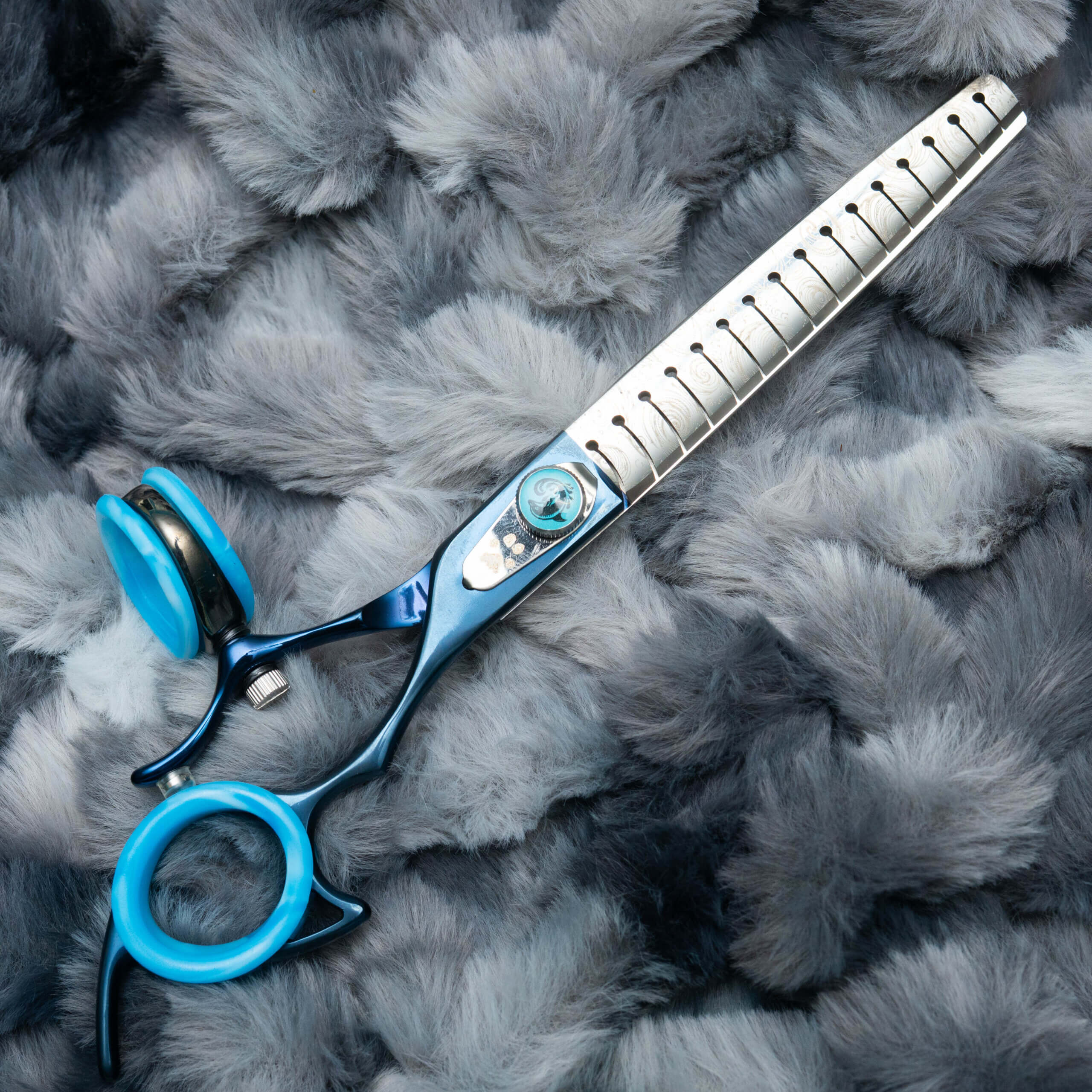 The Dolphin dog grooming swivel scissor finisher