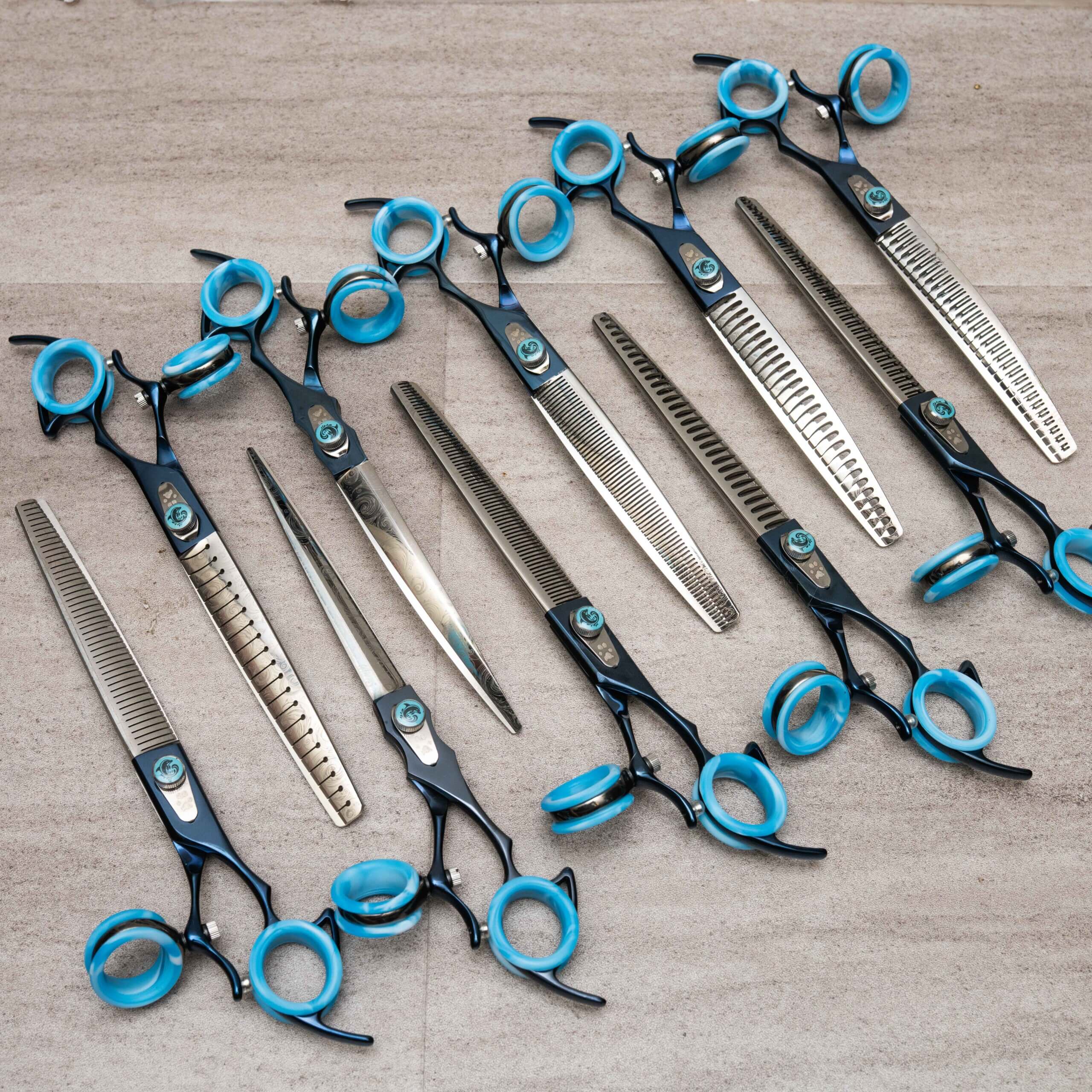 The Dolphin Dog Grooming Scissor Set