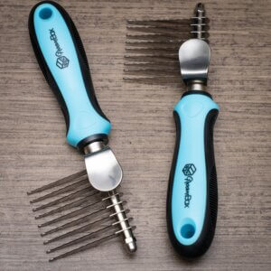 9 Blade dematting tool for cutting out mats on dog fur for Professioanl Dog Groomers.